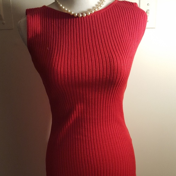 CHRISTMAS DRESS W CARDIGAN SIZE MED - Picture 2 of 6
